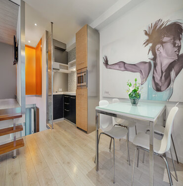 两居室豪华阁楼公寓